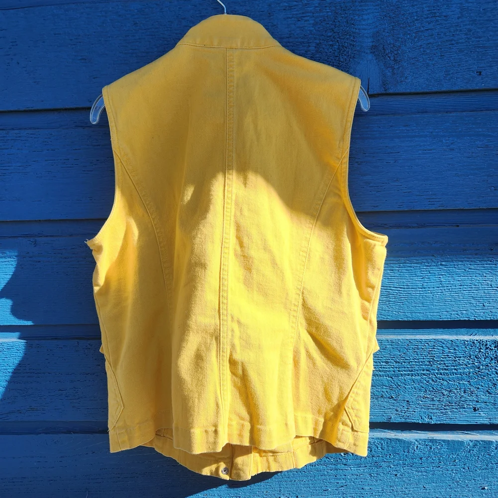 Ralph Lauren Yellow Women's Vest - Picture 4 of 8